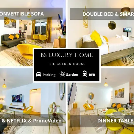 The Golden House * Parking * Garden Apartment Corbeil-Essonnes